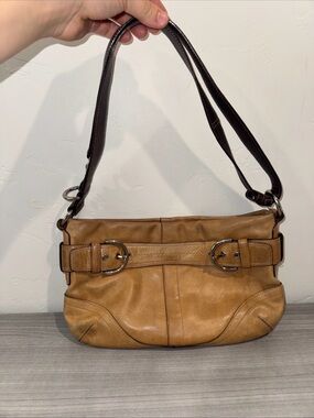 Coach Y2K Soho Duffle Two Way Crossbody Leather Shoulder Bag 9412 Authentic 2005